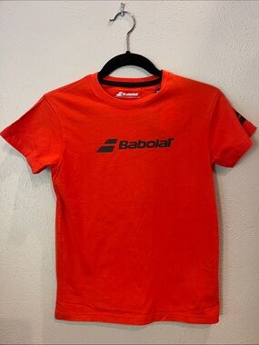 Babolat Kids Size 10/12. Red Logo T-Shirt